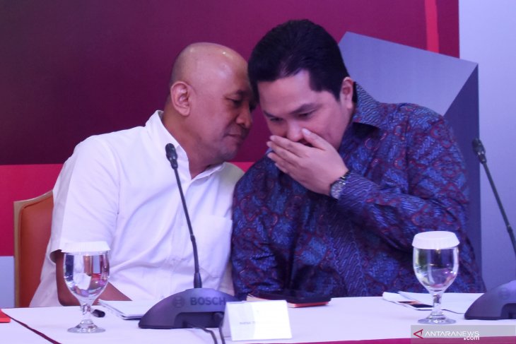 Erick Thohir akui tidak pernah diajak bahas kabinet dengan Jokowi