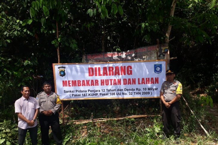 Polisi Bangka Barat giatkan penyuluhan cegah kebakaran lahan
