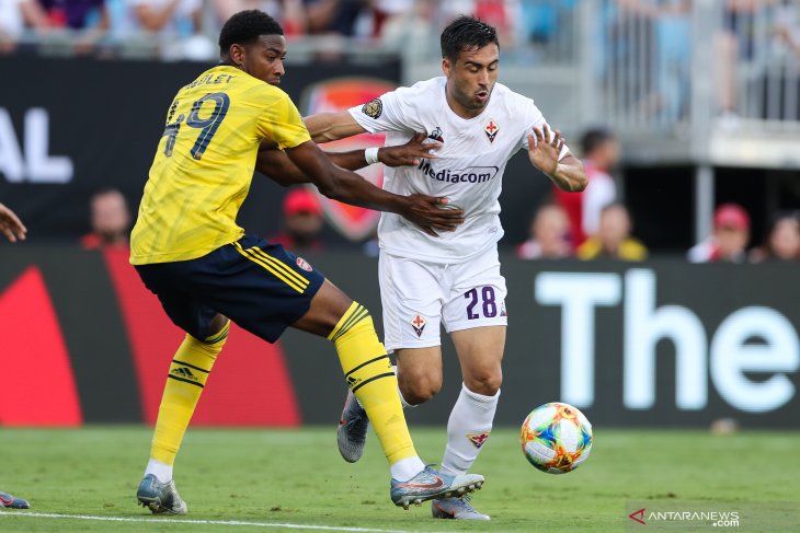 Arsenal menang meyakinkan 3-0 lawan Fiorentina di turnamen pramusim