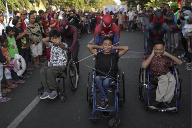 Lomba menyambut Hari Anak Nasional