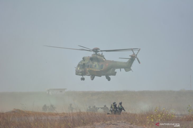 Latihan tempur Angkasa Yudha