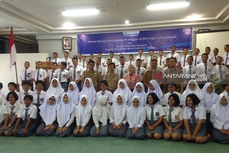 BI Sibolga edukasi siswa tentang digitalisasi ekonomi