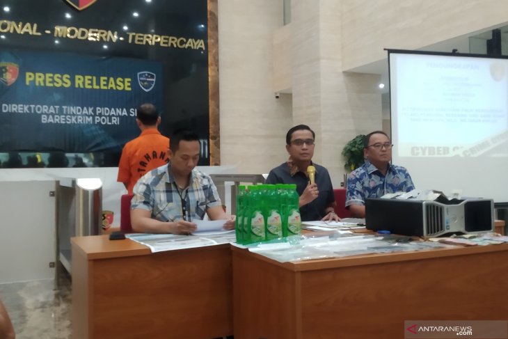 Bareskrim Polri tangkap pembobol dana bank BUMN Rp1,7 miliar