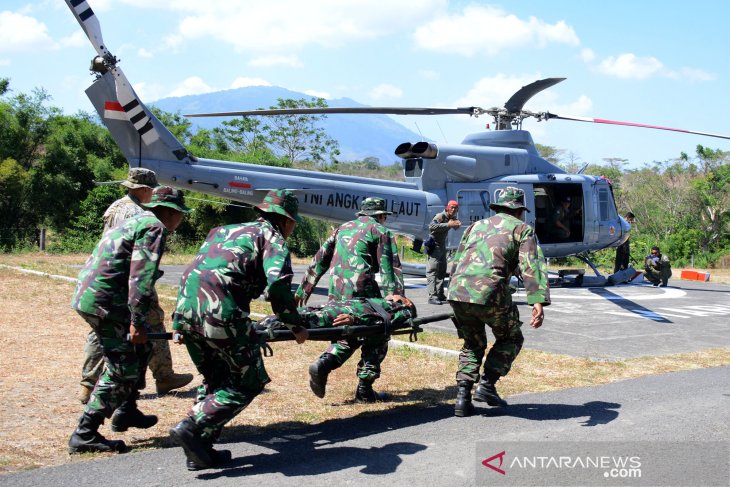 Latihan evakuasi medis udara Marinir Indonesia-Amerika