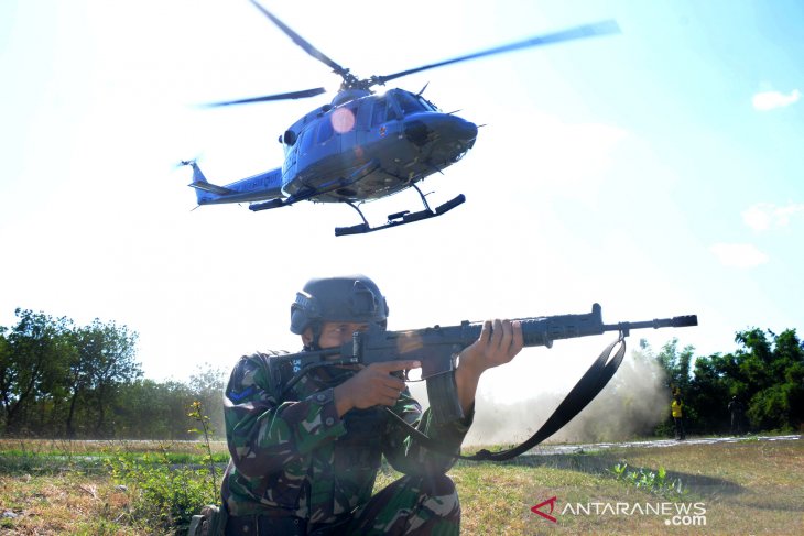 Latihan evakuasi medis udara Marinir Indonesia-Amerika