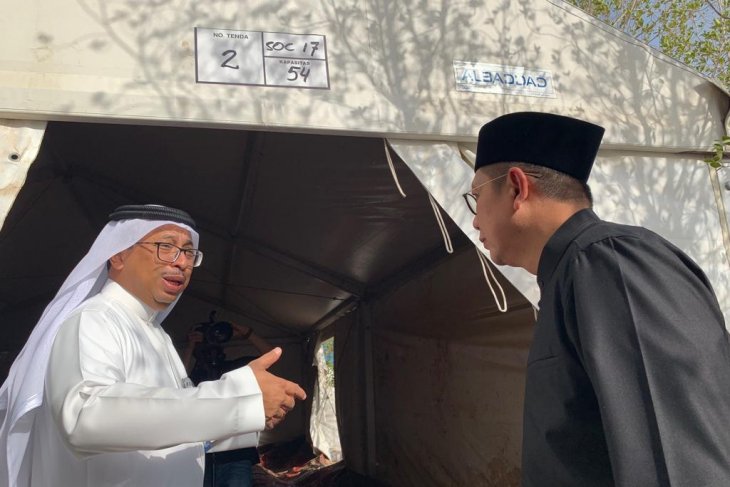 Untuk hindari perselisihan antar-jamaah, tenda di Arafah-Mina dinomori