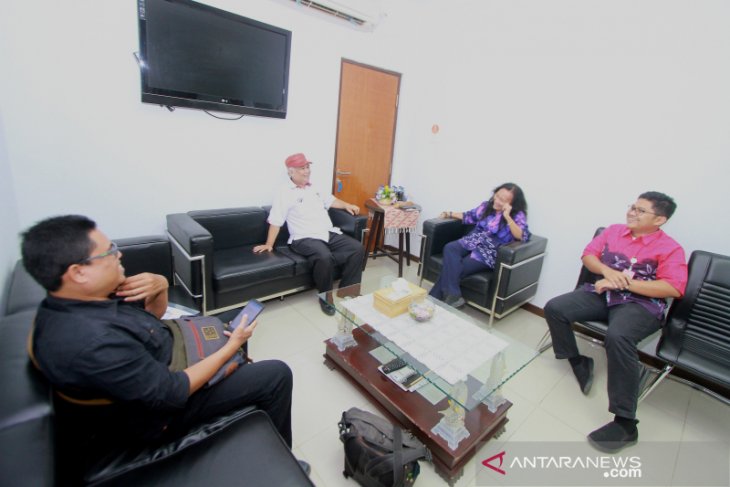 Kunjungan Kepala LKBN Antara Biro Kalsel