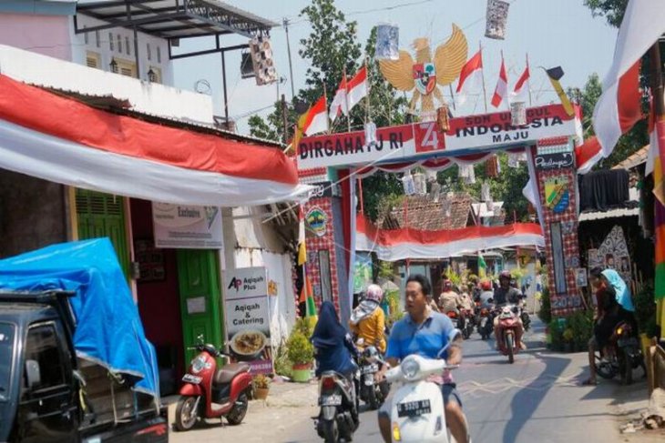 Gapura menyambut HUT RI