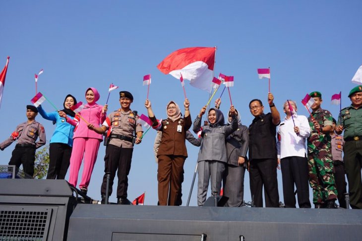 Pemkot Mojokerto apresiasi kirab Prasetya Merah Putih