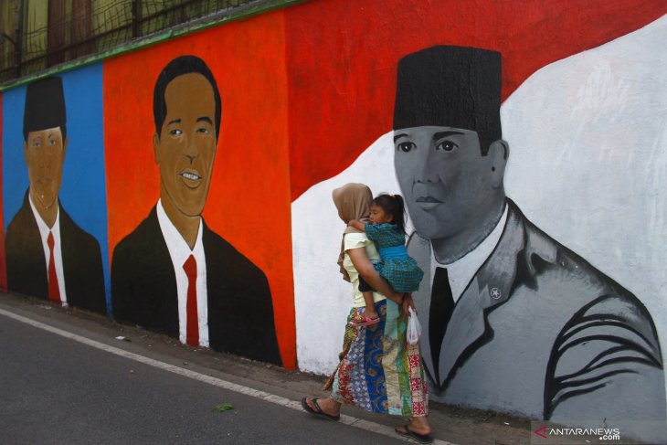 Mural Presiden HUT RI