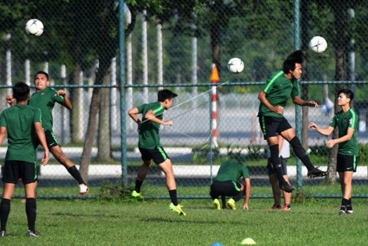 Jelang laga Timnas U-18 Indonesia lawan Myanmar