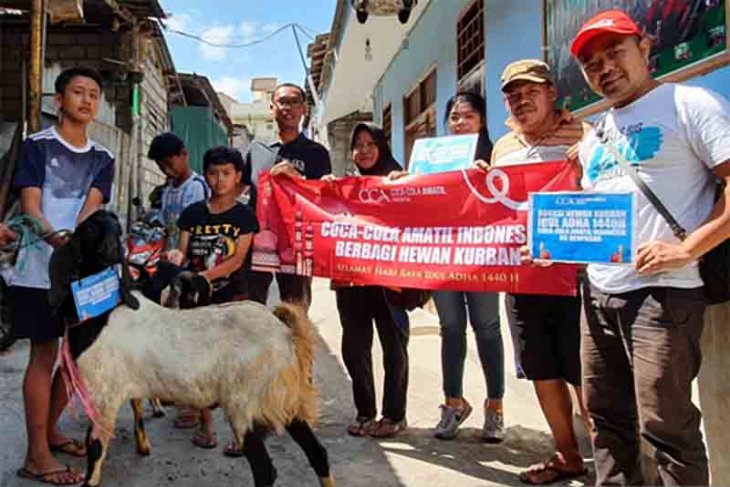 Coca-Cola serahterimakan 111 hewan kurban Idul Adha