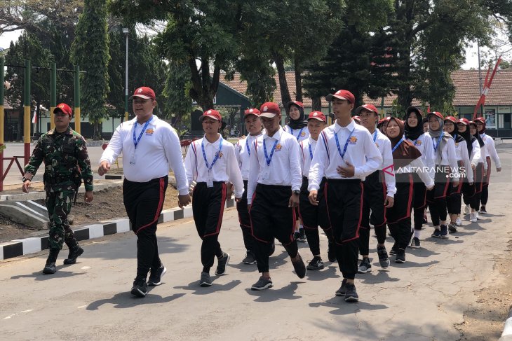Peserta SMN Gorontalo dibekali niai-nilai kebangsaan di Kodam Brawijaya