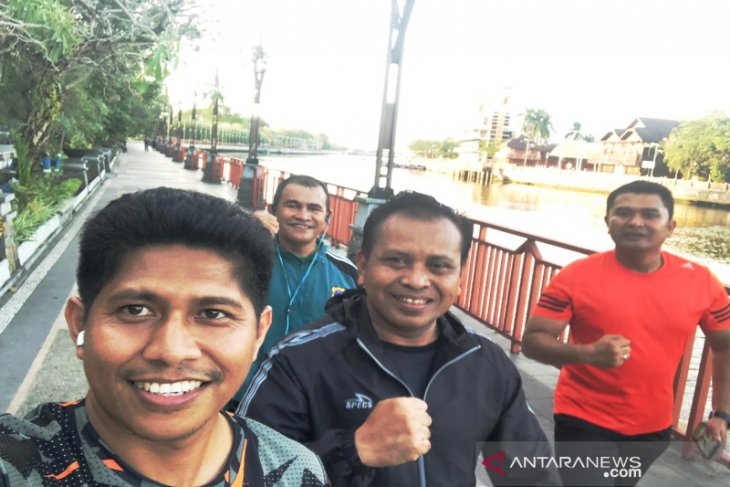 Kapolresta Banjarmasin rutin ajak anggota berolahraga