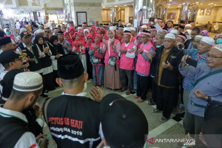 Jamaah haji SUB 41 mulai tinggalkan Mekkah menuju Madinah