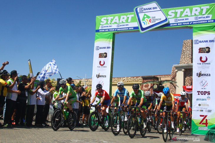 start etape ketiga Tour De Indonesia