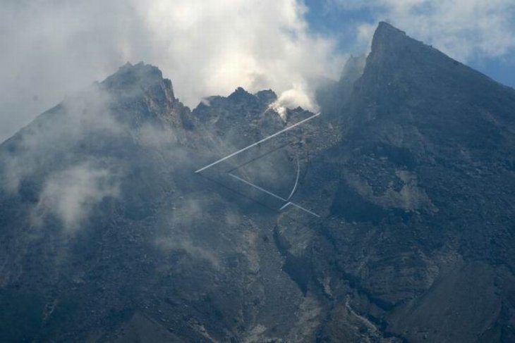 Aktivitas puncak gunung Merapi