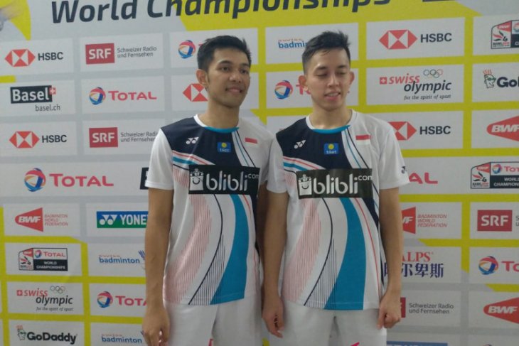 Fajar/Rian ikuti Ahsan/Hendra ke 16 besar Kejuaraan Dunia Bulutangkis