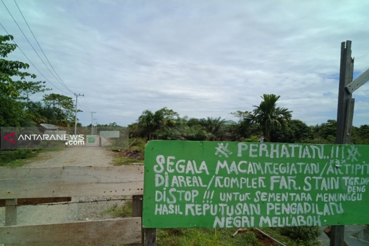 Aksi pemblokiran akses masuk ke kampus baru STAIN Meulaboh berlanjut