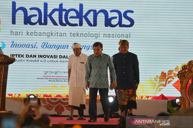 Wapres Jusuf Kalla hadiri puncak peringatan Hakteknas di Bali