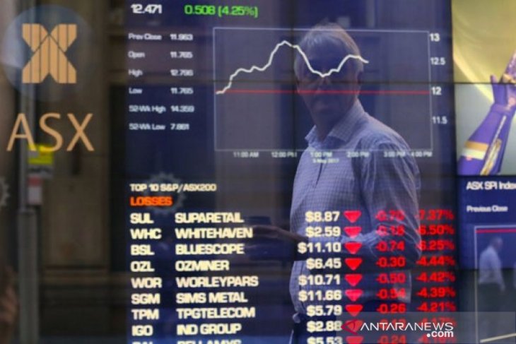Saham Aussie ditutup lebih rendah i
