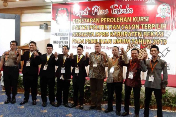 KPU Bekasi tetapkan 50 anggota DPRD periode 2019-2024