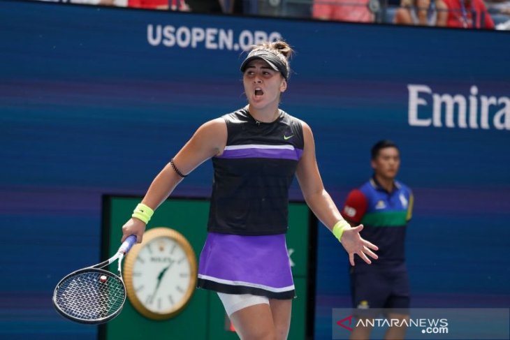 Ungguli Wozniacki, Andreescu capai babak 16 besar