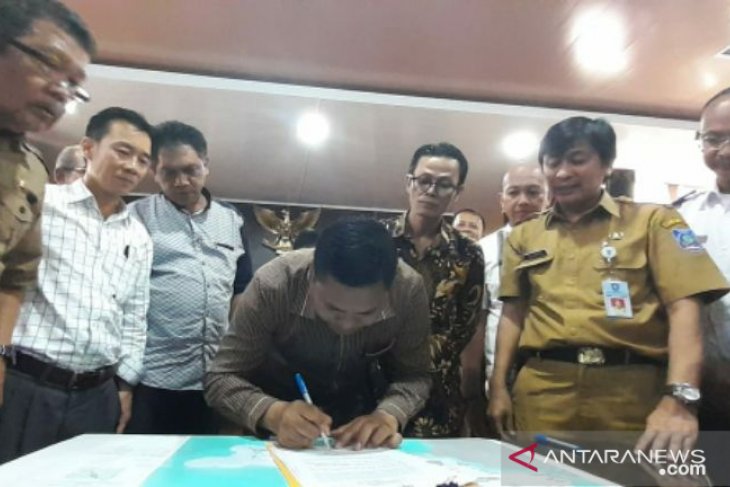 DPRD Babel tandatangani dokumen dan draft Raperda RZWP3K
