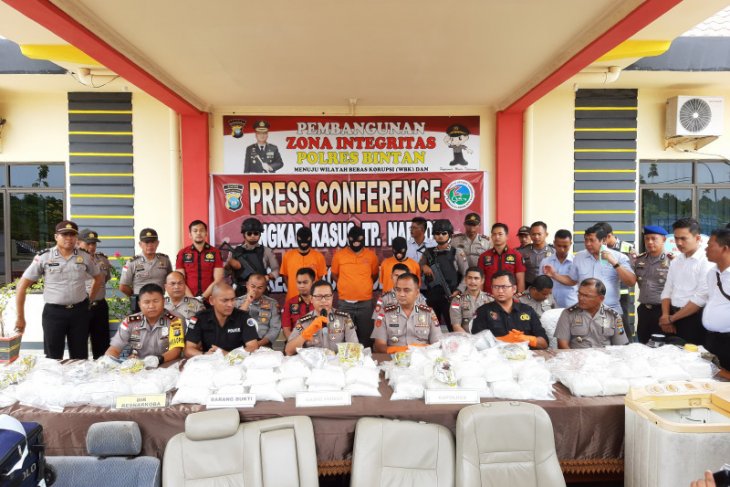 Bintan police foil bid to smuggle 118 kilograms of meth