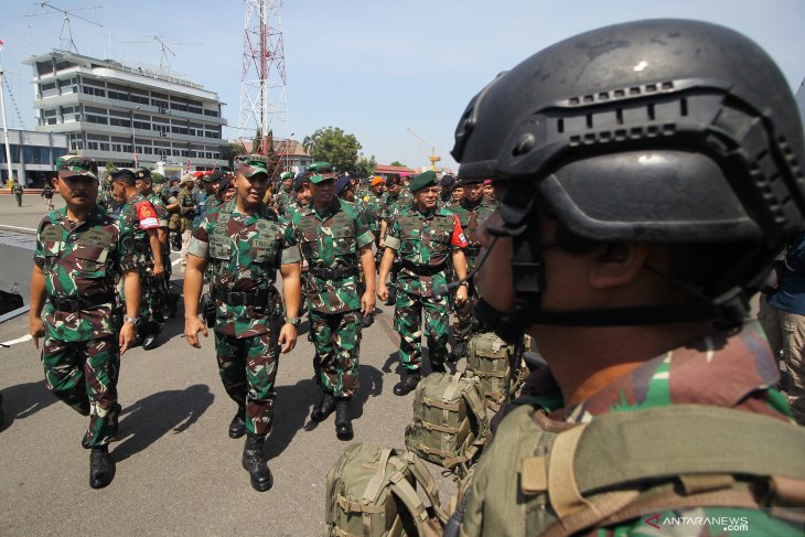 Apel persiapan Latgab TNI