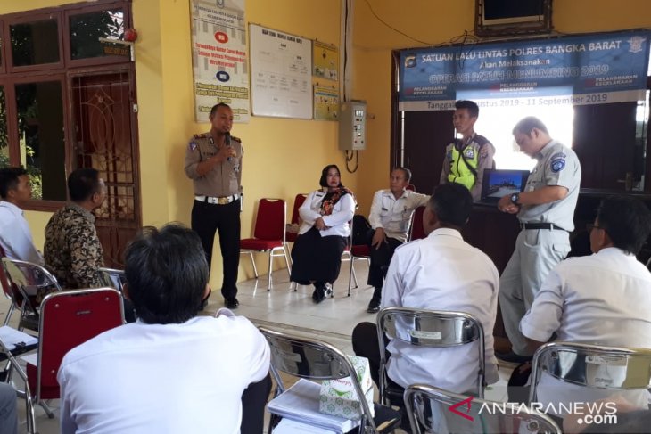 Satlantas Bangka Barat sosialisasikan Operasi Patuh Menumbing 2019