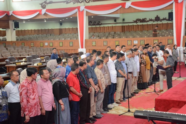 Sekretariat DPRD Provinsi Jambi gelar gladi bersih pelantikan dewan terpilih