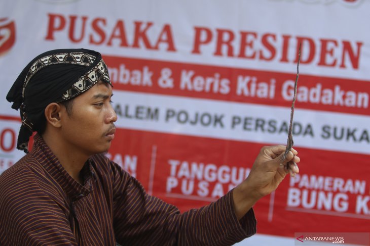 Jamasan pusaka Presiden Soekarno