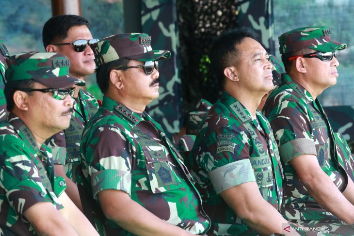 Gladi latihan gabungan TNI Dharma Yudha