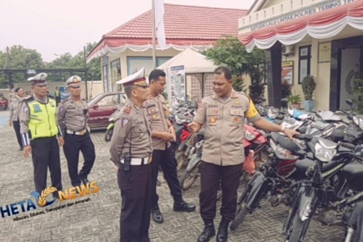 902 kendaraan ditilang selama operasi patuh Toba 2019 di Tebing Tinggi