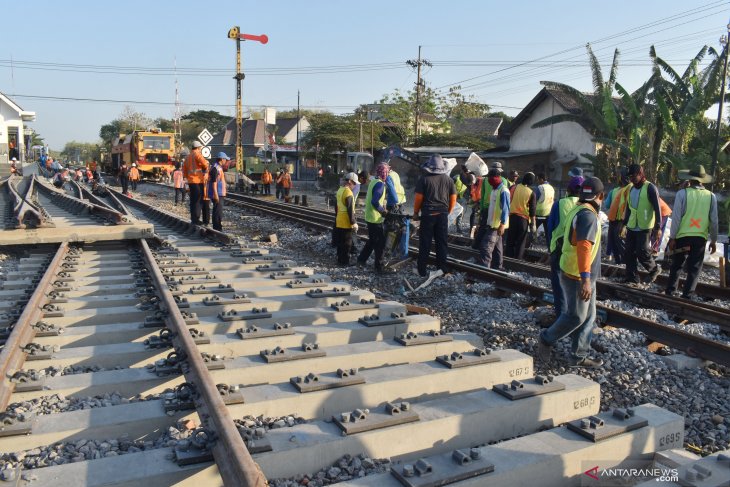 Pembangunan jalur ganda KA lintas selatan Jawa