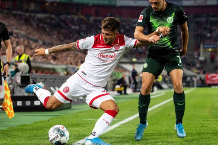 Wolfsburg bermain imbang 1-1 di kandang Dusseldorf