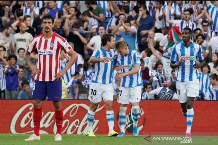 Atletico Madrid telan kekalahan perdana di markas Sociedad