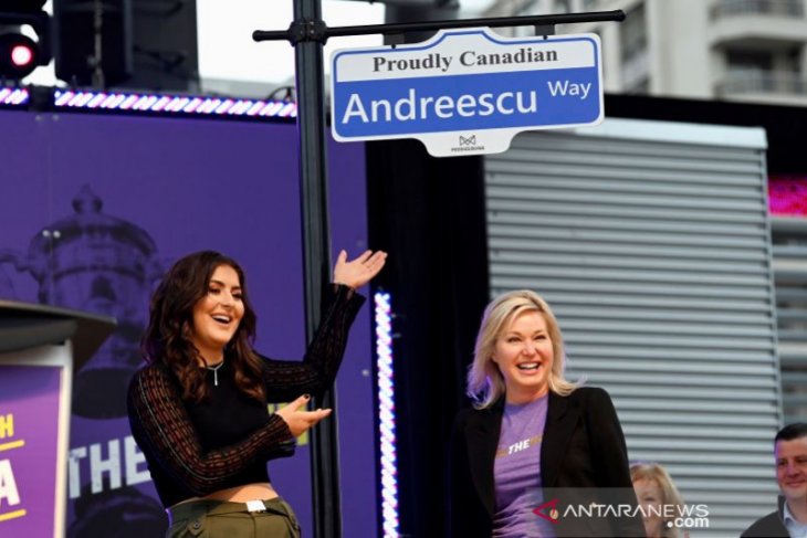 Andreescu jadi nama jalan di Mississauga Kanada