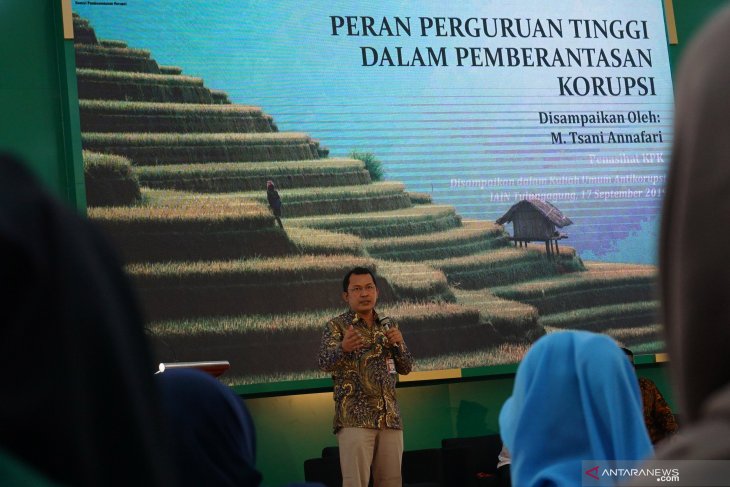 Pendidikan anti korupsi bersama KPK