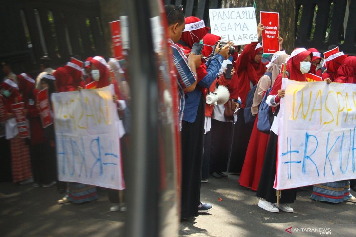 Unjukrasa menolak RUU penghapusan kekerasan seksual