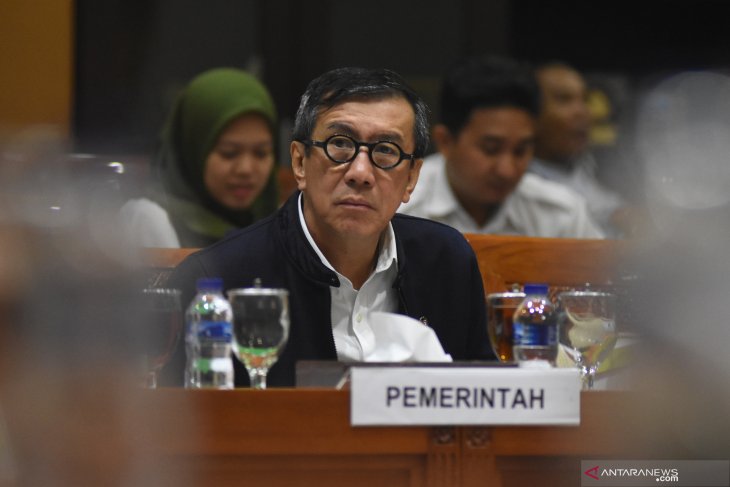 Yassona memilih bungkam terkait opsi penerbitan Perppu UU KPK