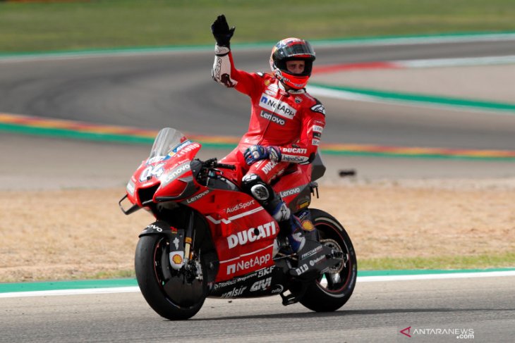 Dua Ducati naik podium MotoGP Aragon