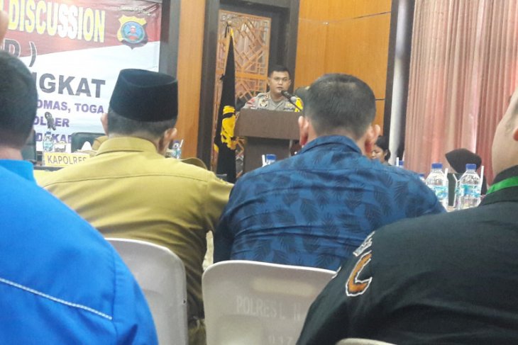 FGD menyatukan persepsi memberantas narkoba, judi, pungli dan premanisme