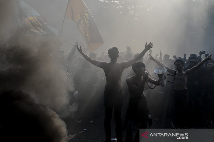 Aksi Unjuk Rasa Mahasiswa Jawa Barat