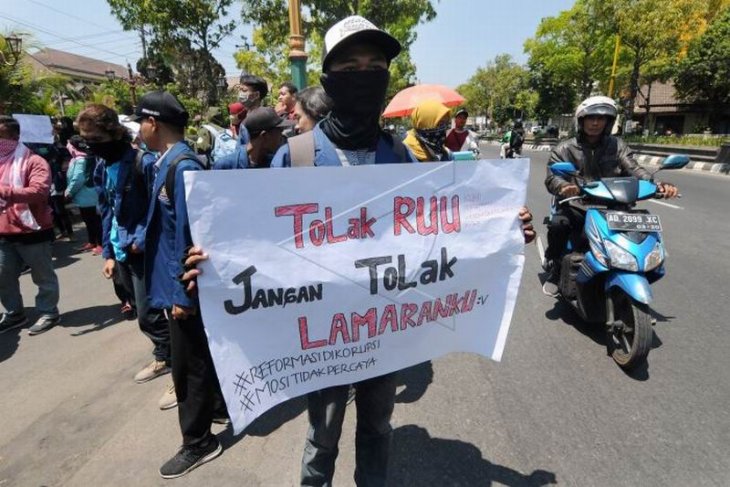 Unjuk rasa mahasiswa Klaten