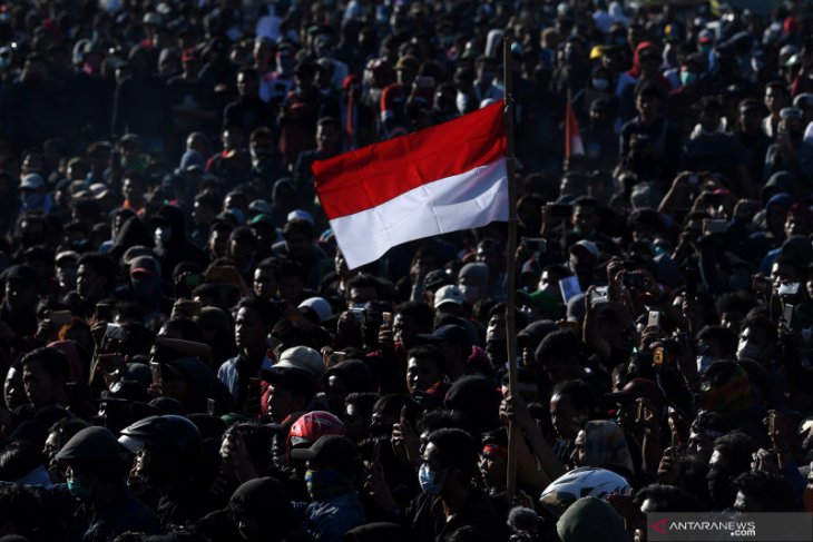 Aksi mahasiswa Jawa Timur