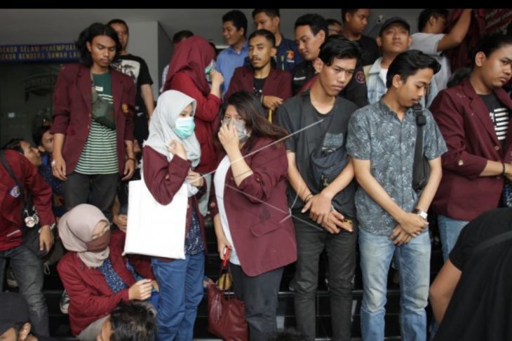 56 mahasiswa peserta demo akhirnya dibebaskan