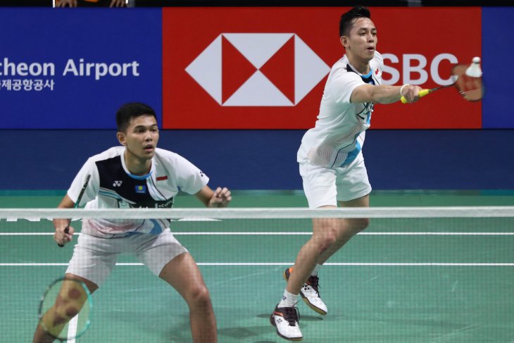 Ke semifinal Korea Open, tantangan berat Fajar/Rian dan Rinov/Pitha