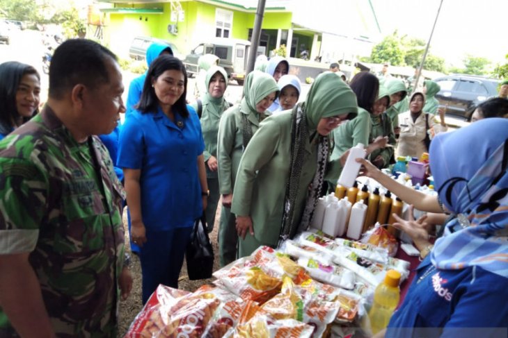 Korem 045 Gaya gelar pasar murah bantu warga Pangkalpinang